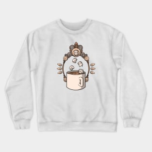 Cute Hot Cocoa With Marshmellows Crewneck Sweatshirt